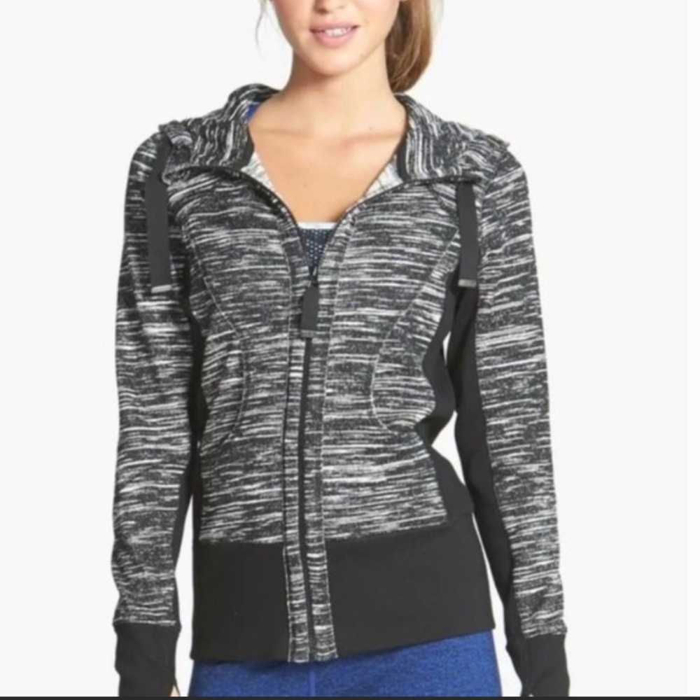 Zella zip up space dye from Nordstrom